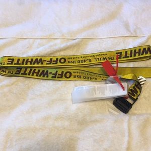 Off White Industrial Belt